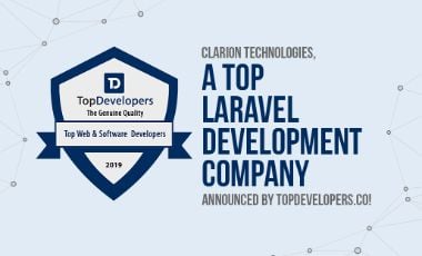 Clarion Technologies Named A Top Laravel Development Company